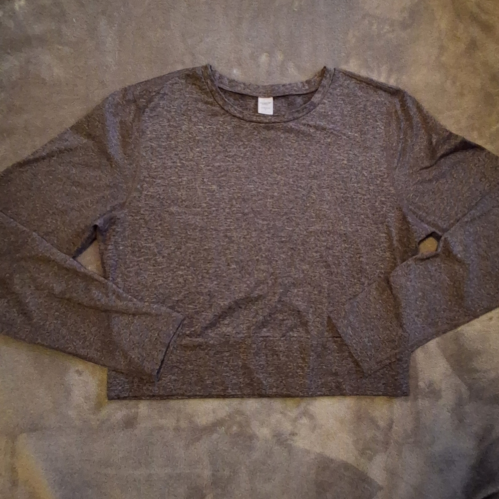 Charcoal Long Sleeve Women's Tee